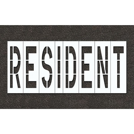 Rae Pavement Stencil, Resident, STL-108-74830 STL-108-74830