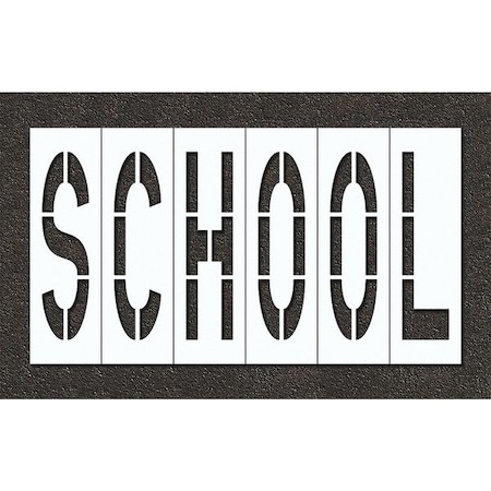 Rae Pavement Stencil, School, STL-108-79623 STL-108-79623