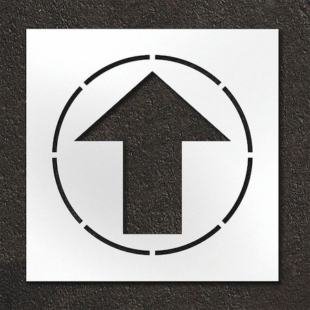 Rae Pavement Stencil, Straight Arrow, STL-108-12408 STL-108-12408