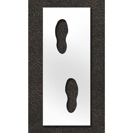 Rae Pavement Stencil, Foot Steps, STL-108-12414 STL-108-12414