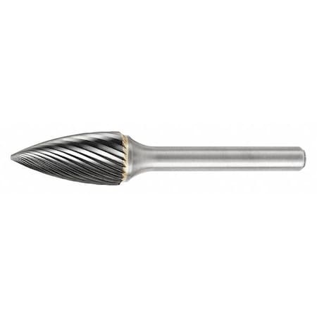 Widia Carbide Bur, Pointed Nose Tree Shape M40436