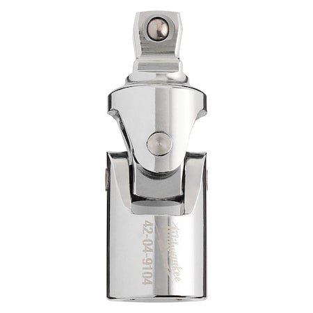 Milwaukee Tool Flex Socket Adapter, Chrome Finish, SAE 42-04-9104