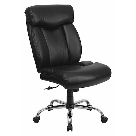 Flash Furniture Executive Chair, Black Seat, Leather Back GO-1235-BK-LEA-GG