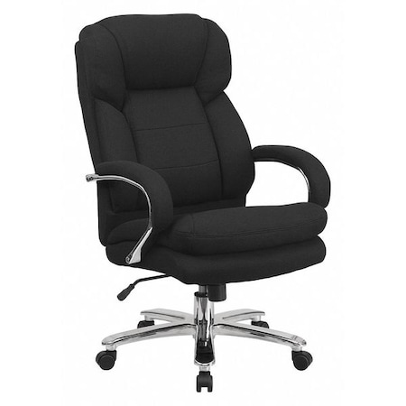Flash Furniture Hercules Office Chair, Black Seat, Gray Back, 28 in W 31" L 49" H, Padded Loop, Fabric Seat GO-2078-GG