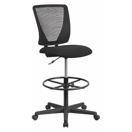 Flash Furniture Mesh 32 1/2-, No Arm, Back, Seat, Frame: Black GO-2100-GG