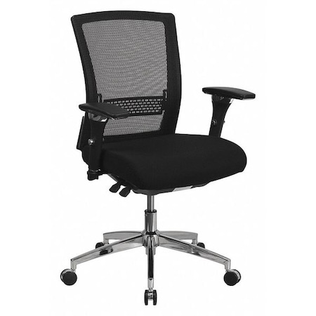 Flash Furniture Hercules Office Chair, Black Seat, Gray Back, 27 in W 25" L 41-3/4" H, Fabric Seat GO-WY-85-8-GG