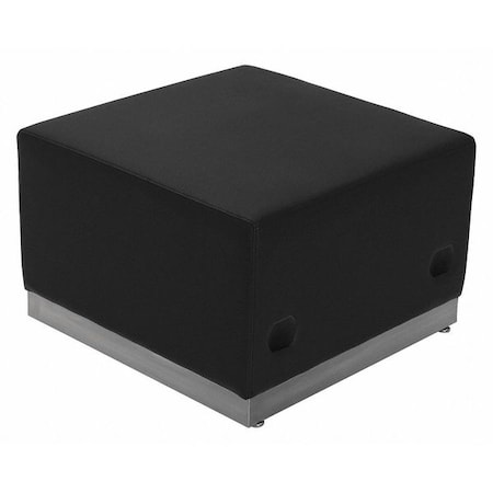 Flash Furniture Hercules Guest Chair, Black Seat, Black Back, 25 1/2" W 25 1/4" L 16" H, No Arms ZB-803-OTTOMAN-BK-GG