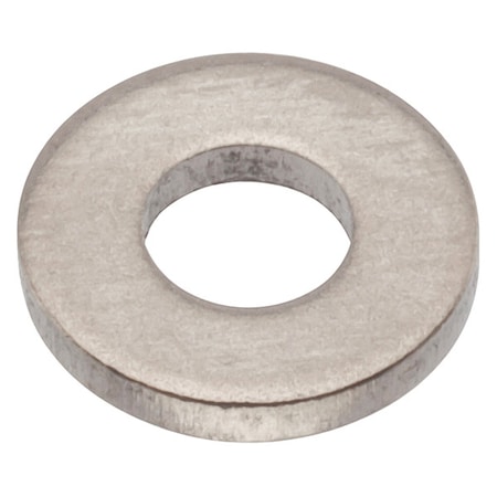 Zoro Select Flat Washer, For Screw Size #3 , Titanium Plain Finish, 5 PK WAS406#3