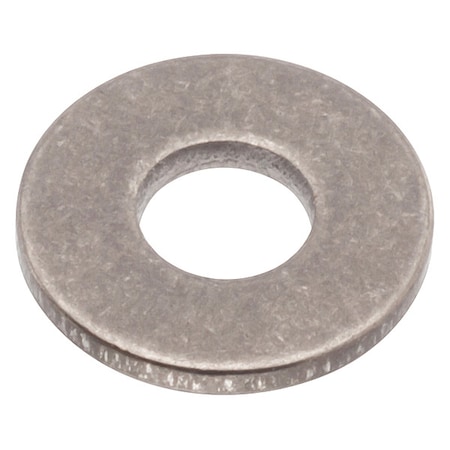 Zoro Select Flat Washer, For Screw Size #4 , Titanium Plain Finish, 5 PK WAS406#4