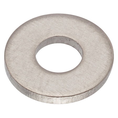 Zoro Select Flat Washer, For Screw Size #6 , Titanium Plain Finish, 5 PK WAS406#6