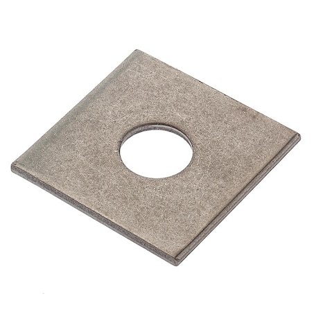 Zoro Select Square Washer, Fits Bolt Size 5/8 in , 18-8 Stainless Steel Plain Finish Z8942-188
