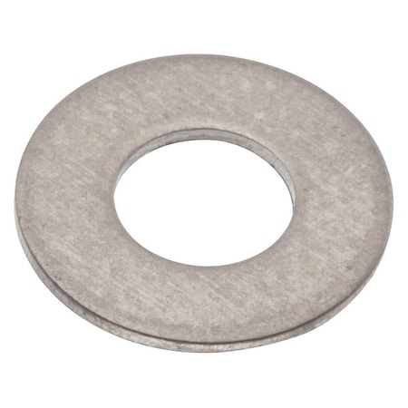 Zoro Select Flat Washer, For Screw Size M3.5 , Titanium Plain Finish, 5 PK WAS406M3.5