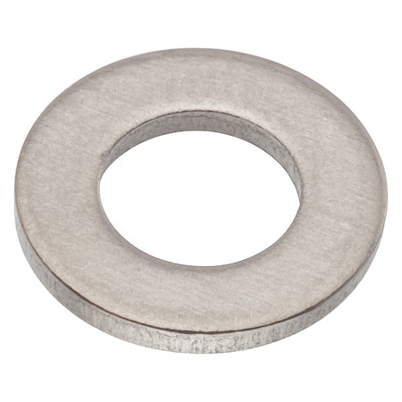 Zoro Select Flat Washer, For Screw Size M5 , Titanium Plain Finish, 5 PK WAS406M5