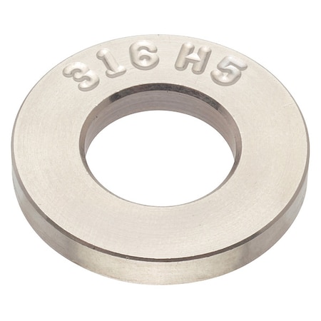 Zoro Select Flat Washer, For Screw Size 5/16" , Stainless Steel Plain Finish Z9271-316H5