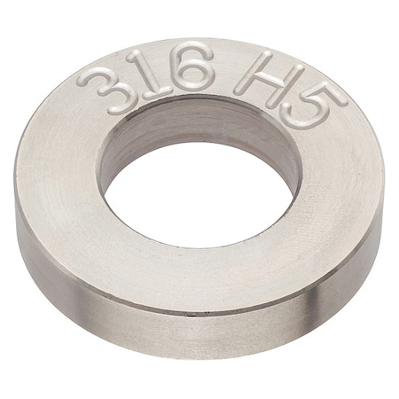 Zoro Select Flat Washer, For Screw Size 1/2" , Stainless Steel Plain Finish Z9274-316H5