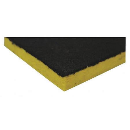 Sound Quality Acoustic Ceiling Tile, 1.15 NRC, Fiberglass, 24 in W, 4 ft L, 2 in Thick, Black, 3 PK G C40 4 2