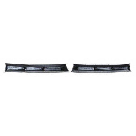 Code 3 Windshield Mounted Light Bar, LED, 12VDC SVFSD-6MC-GRRB