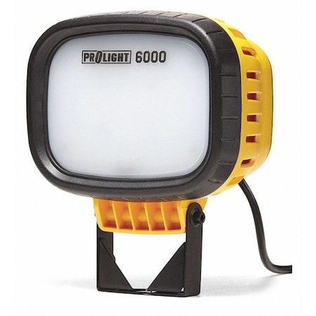 Prolight Temporary Job Site Light, 6000 lm, Bk/Yl 515100