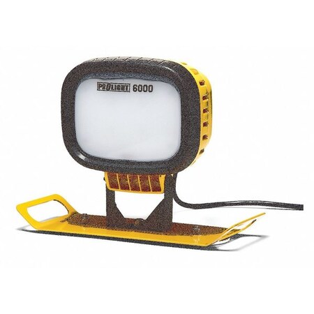 Prolight Temporary Job Site Light, 6000 lm, Bk/Yl 515102