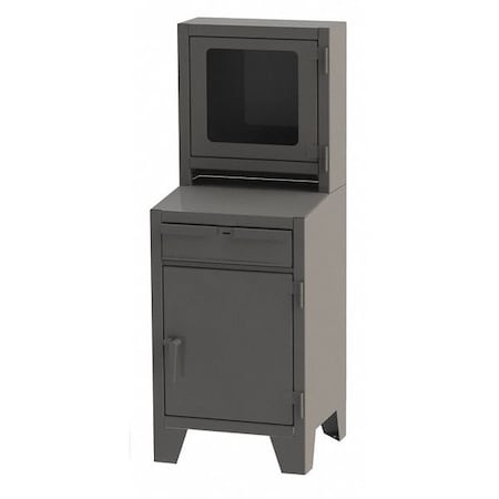 Greene Manufacturing Computer Cabinet, 72" Overall Height EXC-2666F