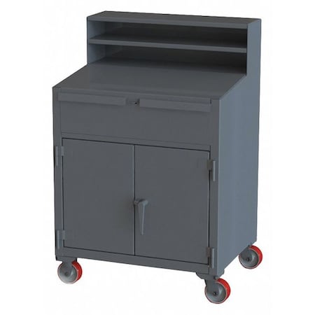 Greene Manufacturing Cabinet Shop Desk, 54" H, Charcoal Gray CBX-101DP.P