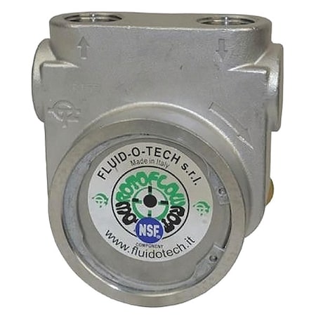 Fluid-O-Tech Pump, 1/2" NPTF, 264 Max. GPH, SS PA 810