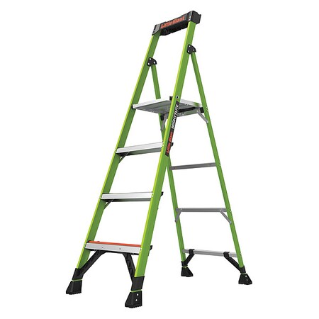 Little Giant Ladders 6 ft. Fiberglass 375 lb. Stepladder, Type IAA 15386-001
