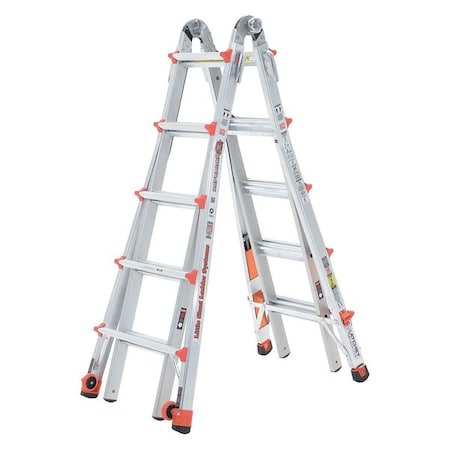Little Giant Ladders Multipurpose Ladder, 19 ft, Aluminum, 300 lb Load Capacity 15182-882