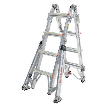 Little Giant Ladders Multipurpose Ladder, 15 ft, Aluminum, 375 lb Load Capacity 15197-303