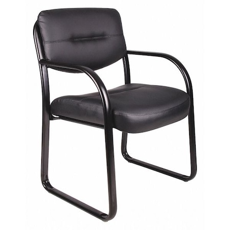 Boss Frame Chair, Black Seat, Black Back, 23 in W 24 1/2 in L 34 1/2 in H, Fixed B9529