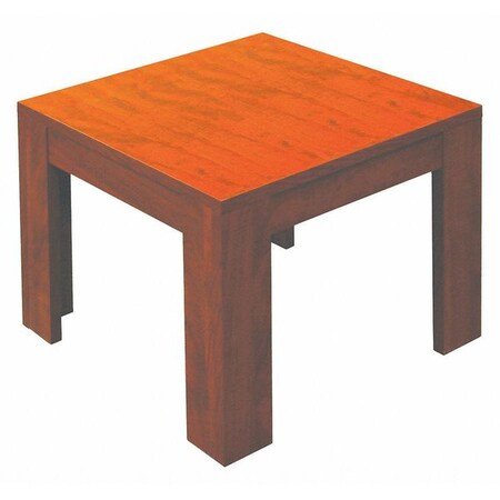 Boss Office Products Square End Table, 22 in W X 19 in H, Driftwood N22-M
