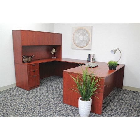Boss 71" W Office Desk, Mahogany GROUPA5-M