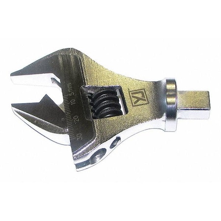 Yellow Jacket Torque Wrench Head, 6-1/2" Size, Steel 60647