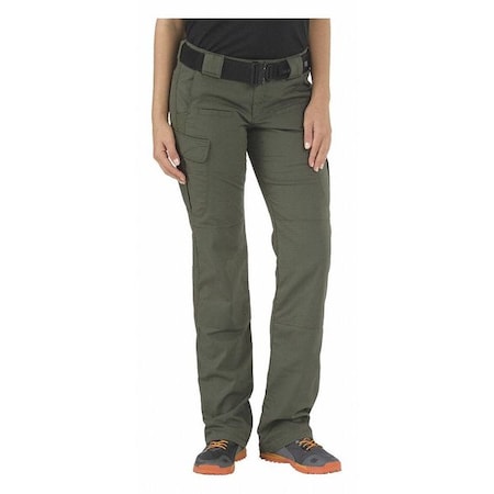 5.11 Women's Women's Stryke Pants, 0, Olive Green, 35% Cotton, 65% Polyester 64386ABR-190-0-L