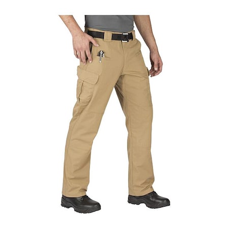5.11 Men's Tactical Pants, 2XL, Coyote, 41% Flex-Tac(TM)/24