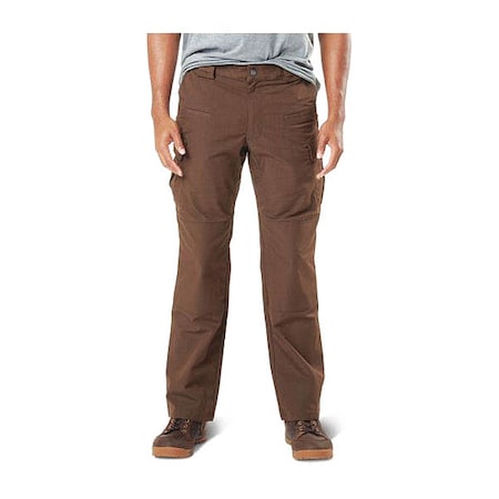 5.11 Men's Stryke Pant, 36, Burnt, 65% Polyester/35% Cotton Flex-Tac Mechanical Stretch Ripstop 74369ABR-117-36-34