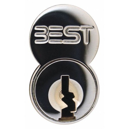 BEST Interchangeable Core, Bright Chrome, Keyway Type Q, 7 Pins 1C7Q1625