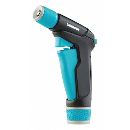 Zoro Select Pistol Grip Spray Nozzle, 100 psi, 2.5 to 5.0 gpm, Blue 825602-1001