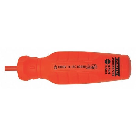 Proto Insulated Slotted Screwdriver 9/64 in Round J90003-VDE