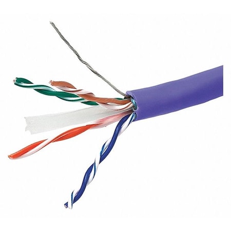 Zoro Select Data Cable, 1000 ft. L, Blue Jacket 13072