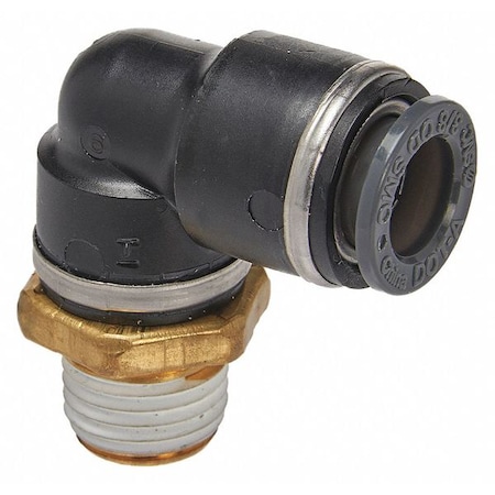 Sur&R Male Elbow, Compression Type, Brass, PK2 ABE330