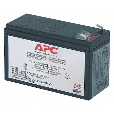 APC BY SCHNEIDER ELECTRIC Replacement UPS Battery,96VDC,3" H (APCRBC152 ...