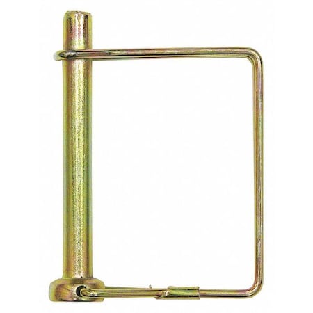 Buyers Products Safety Pin, C1010 and C1020, Zinc Plated, 5/16 in Pin Dia, 2 19/32 in Usbl L, 2 25/32 in L 66055