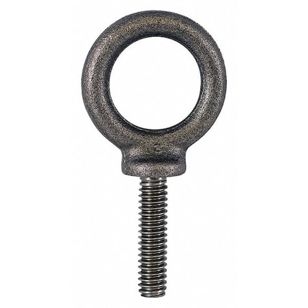 Threaded Eye Bolt 1-8 Thread x 2-1/2 Inch Long Chrome Plated (1 EA)