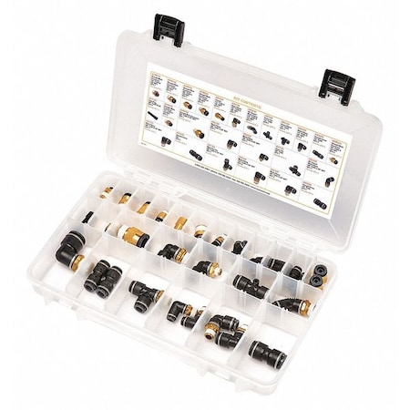 Sur&R Air Brake Connector Kit, Compression Type AB25