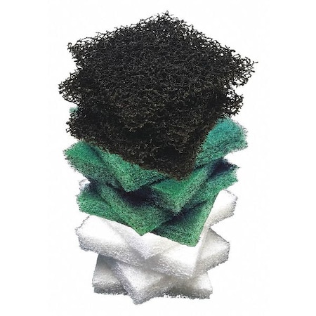 Electro-Steam Scrubbing Pad, 3 in L, PK12 EAG00015