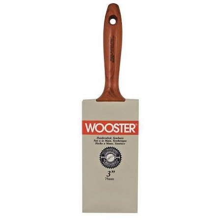 Wooster 3" Wall Nylon/Polyester Bristle, Paint Brush, Wood Handle J4209-3