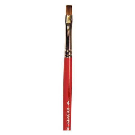 Wooster #4 Artist Red Sable Bristle, Paint Brush F1621 #4