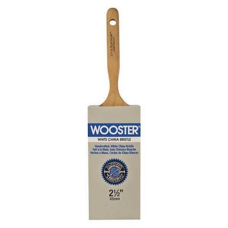 Wooster 2-1/2" Varnish Soft, White China Bristle, Paint Brush, Wood Handle Z1118-2 1/2