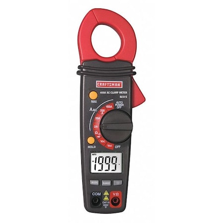Craftsman Clamp On Ammeters W/ Ac Current Meter 34-82372